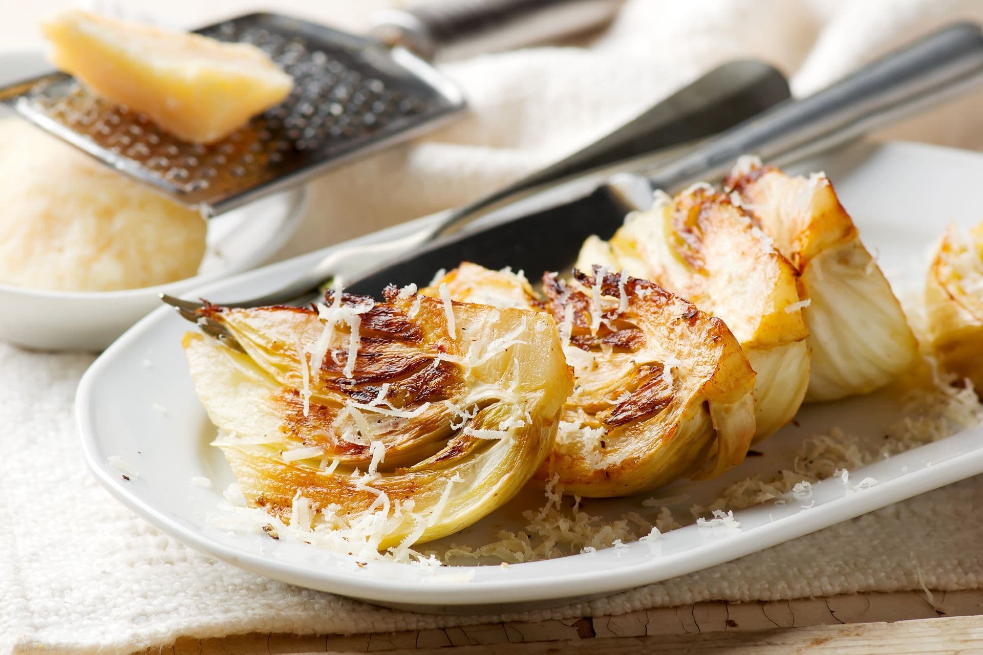 Finocchi al forno al Parmigiano Reggiano