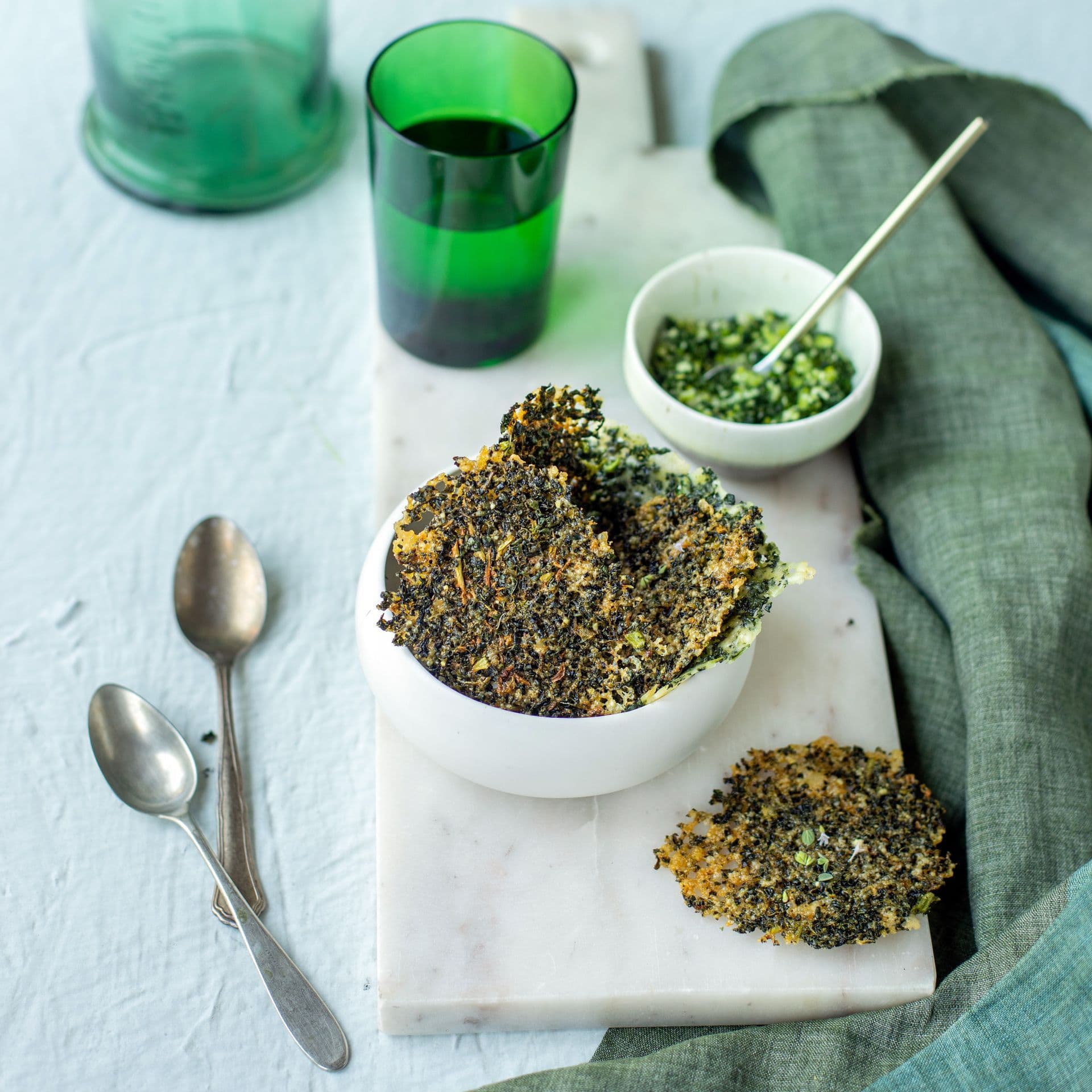 Parmigiano Reggiano kale chips