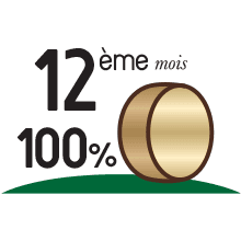 Contrôle qualité au 12ème mois. Pourcentage de l’échantillon 100%